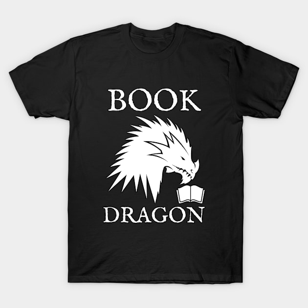 Book Dragon T-Shirt by FunnyStylesShop